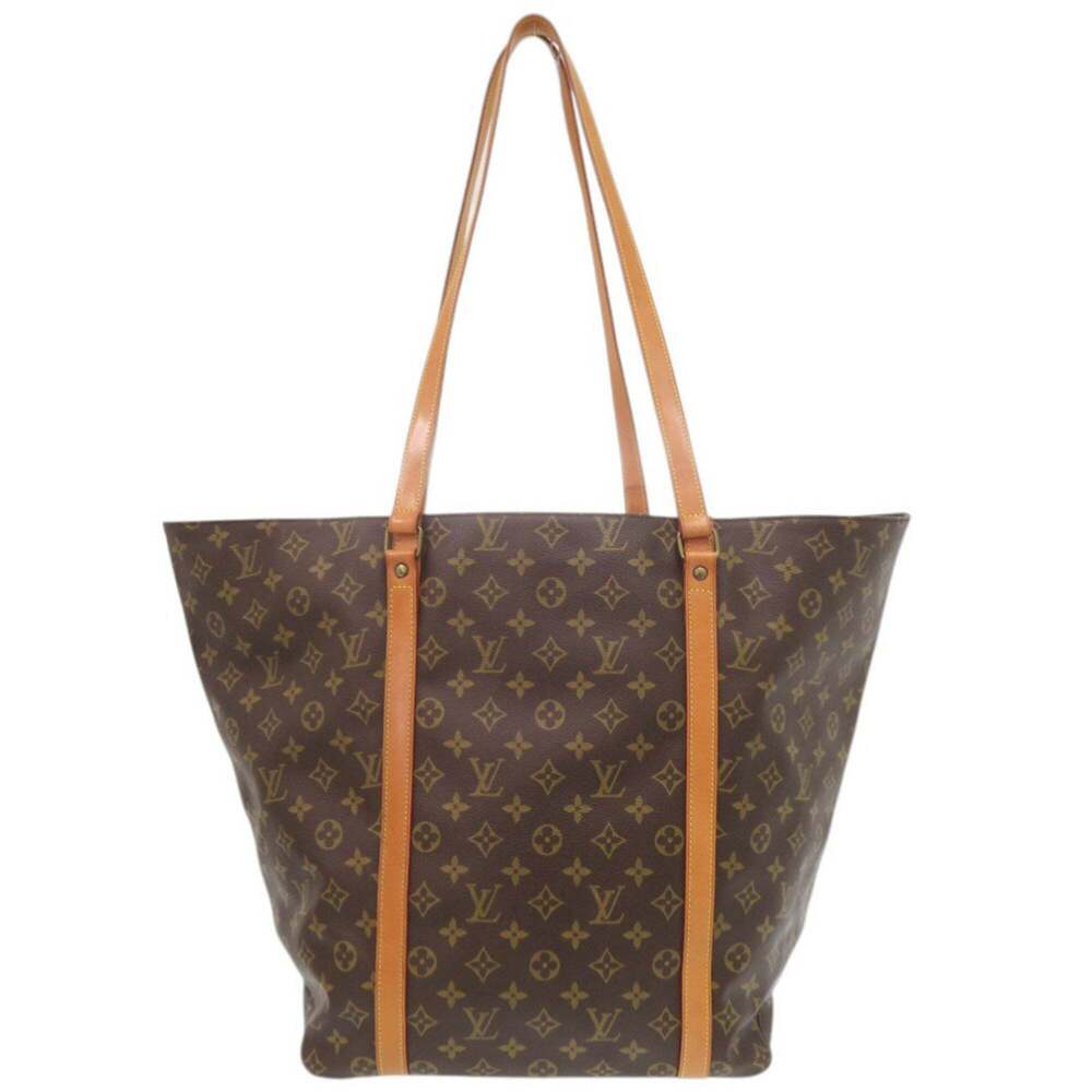 LOUIS VUITTON Authentic Brown Monogram Tote Bag - Picture 2 of 9